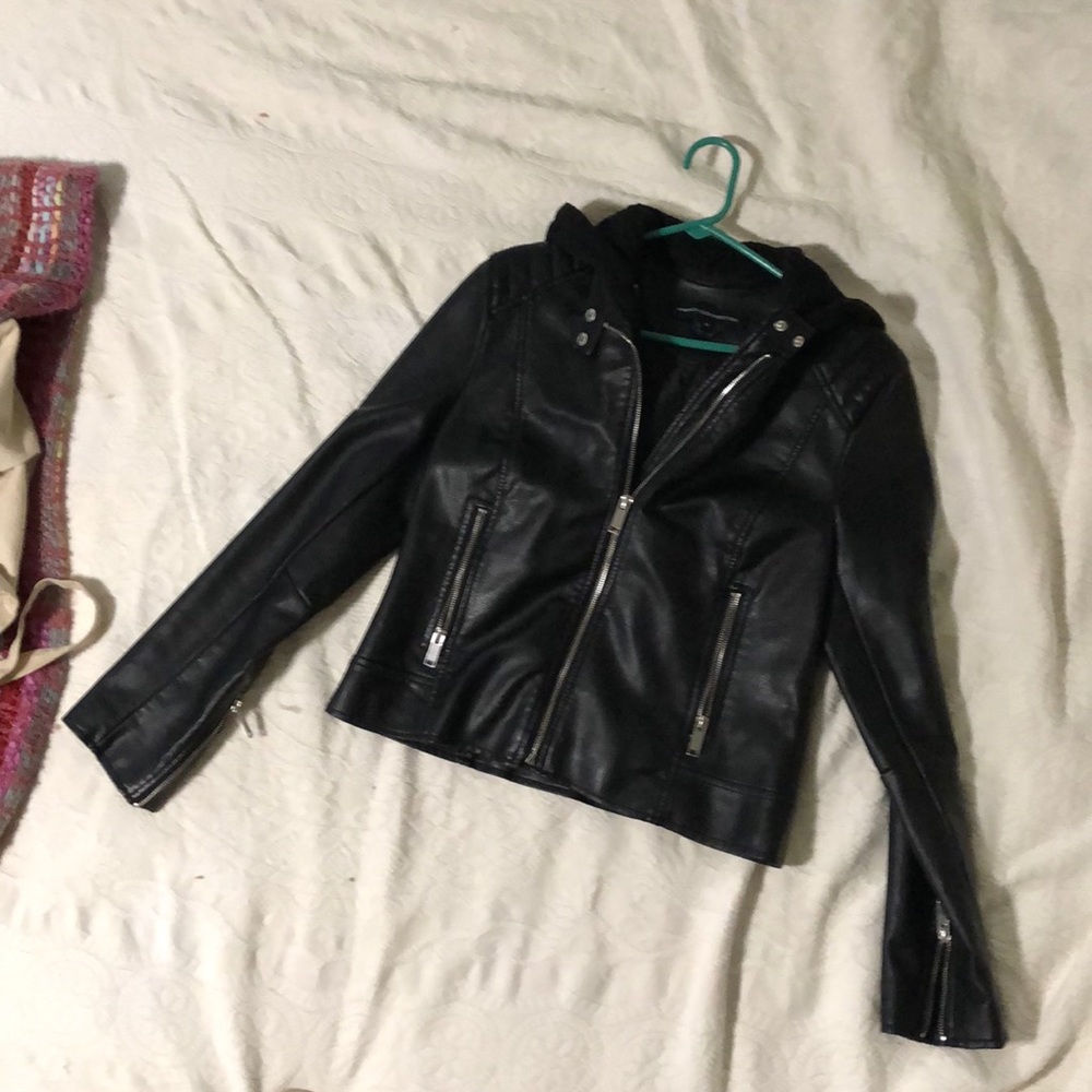 Faux leather jacket French connection